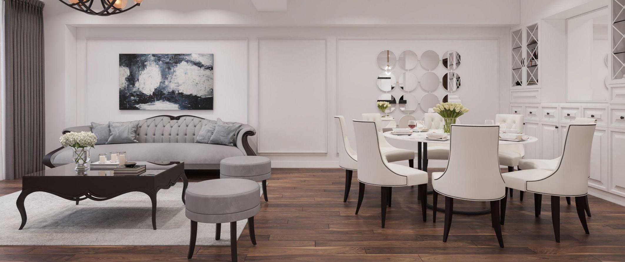 THIẾT KẾ CẢI TẠO CĂN HỘ GRANDVIEW BÁN CỔ ĐIỂN